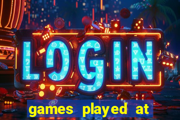 games played at the casino