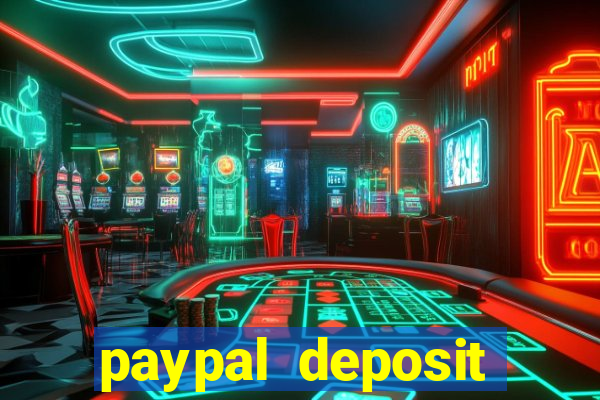 paypal deposit online casino