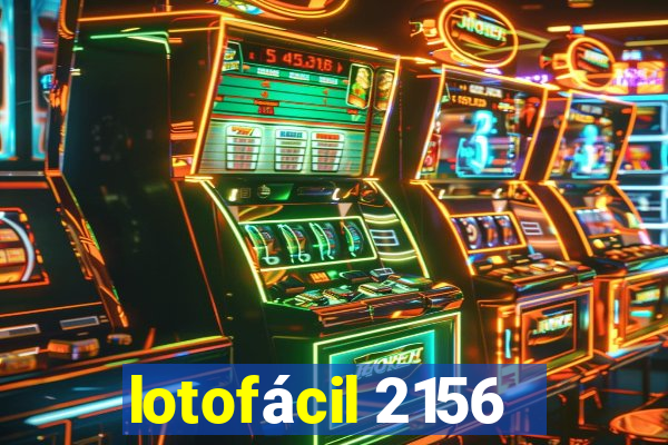 lotofácil 2156