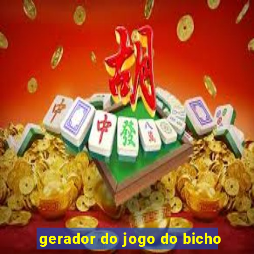 gerador do jogo do bicho