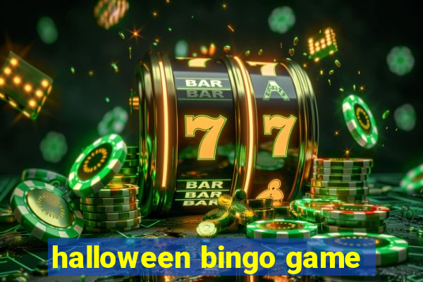 halloween bingo game