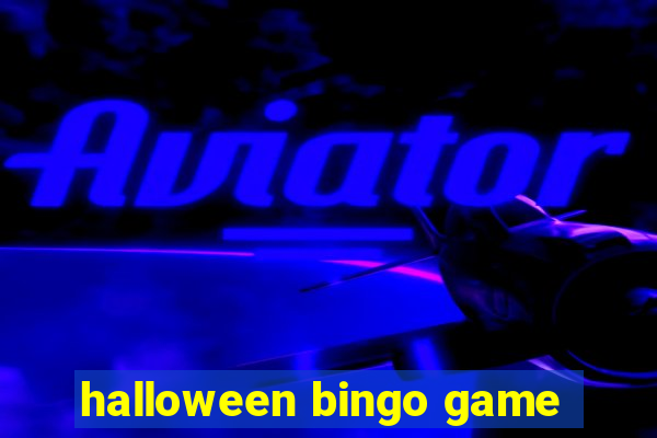 halloween bingo game