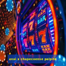 avai x chapecoense palpite