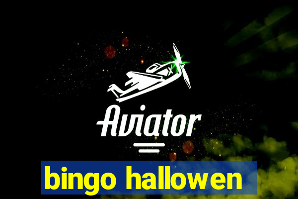 bingo hallowen