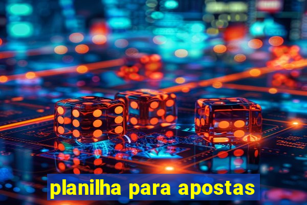 planilha para apostas