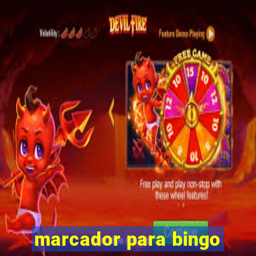 marcador para bingo