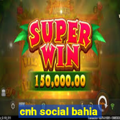 cnh social bahia