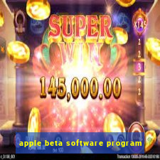 apple beta software program