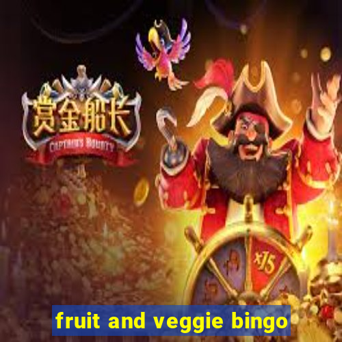 fruit and veggie bingo