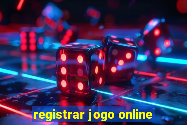 registrar jogo online