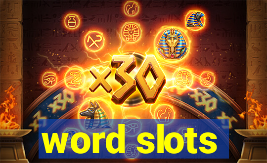 word slots