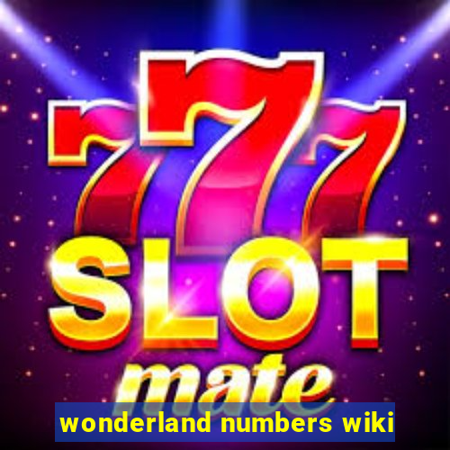 wonderland numbers wiki