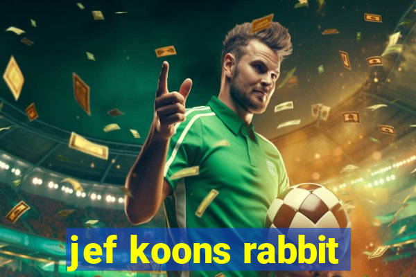 jef koons rabbit