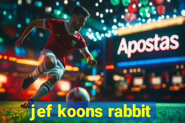 jef koons rabbit