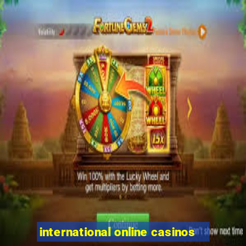 international online casinos