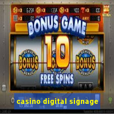 casino digital signage