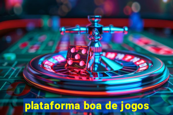 plataforma boa de jogos