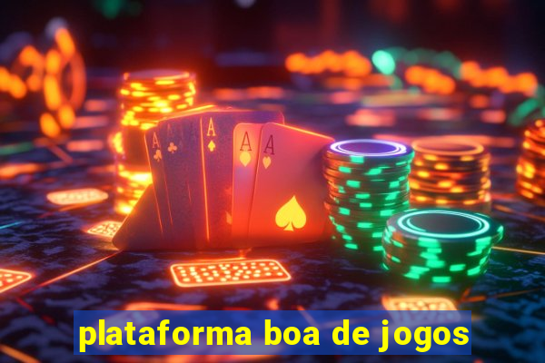 plataforma boa de jogos