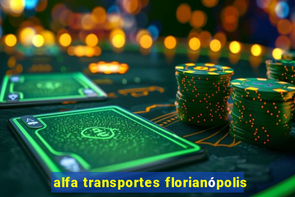 alfa transportes florianópolis