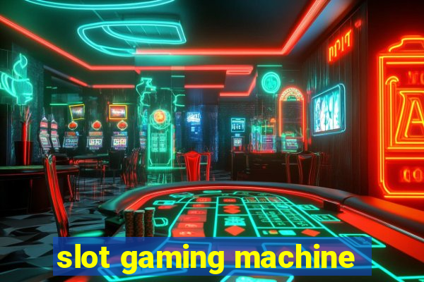 slot gaming machine