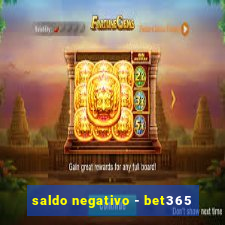 saldo negativo - bet365