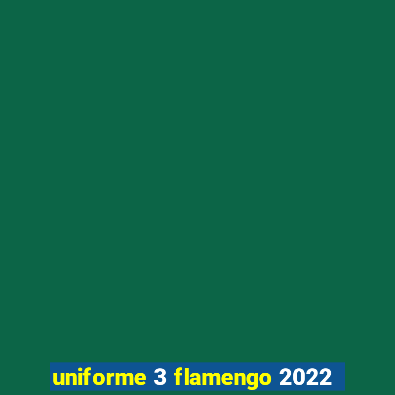 uniforme 3 flamengo 2022