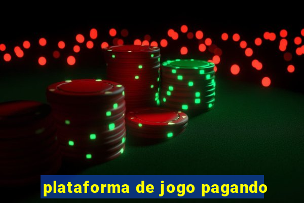 plataforma de jogo pagando