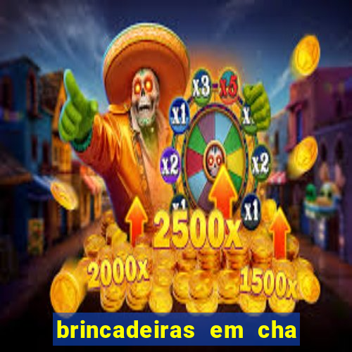 brincadeiras em cha de bebe