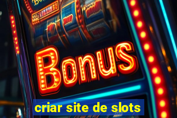 criar site de slots