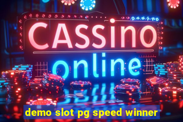 demo slot pg speed winner