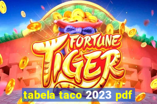 tabela taco 2023 pdf