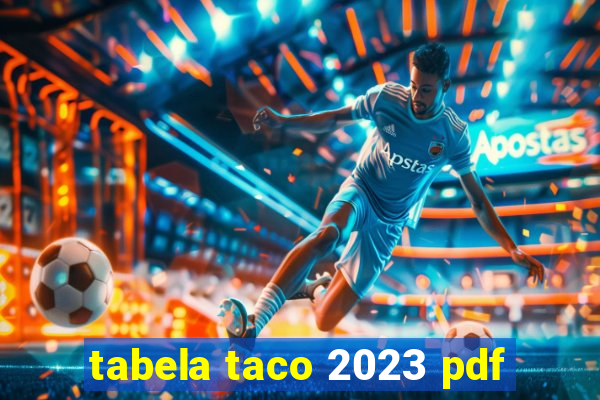 tabela taco 2023 pdf