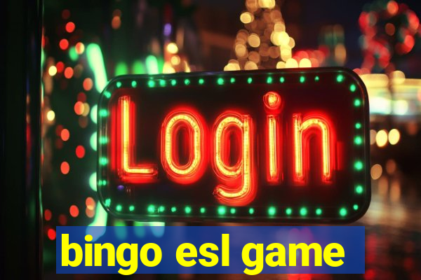 bingo esl game