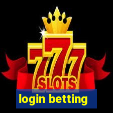 login betting