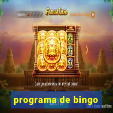 programa de bingo