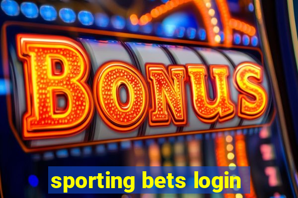 sporting bets login