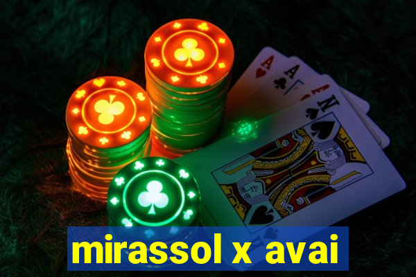 mirassol x avai