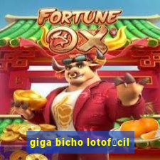 giga bicho lotof谩cil