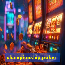 championship poker