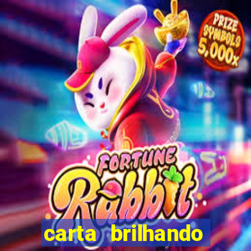 carta brilhando fortune tiger