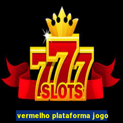 vermelho plataforma jogo