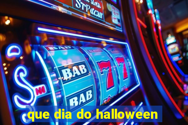 que dia do halloween