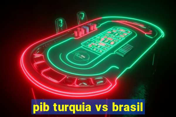 pib turquia vs brasil