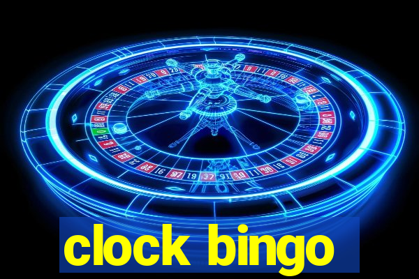 clock bingo