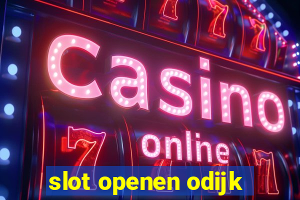 slot openen odijk