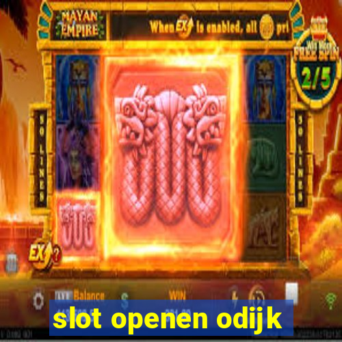 slot openen odijk