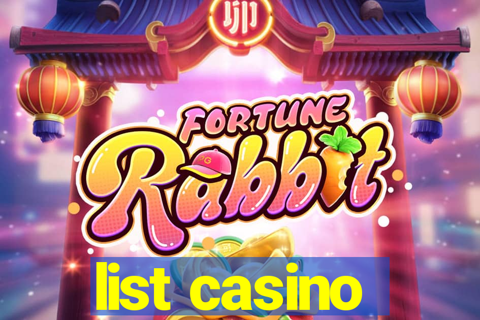 list casino