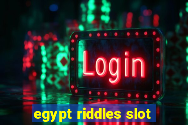 egypt riddles slot