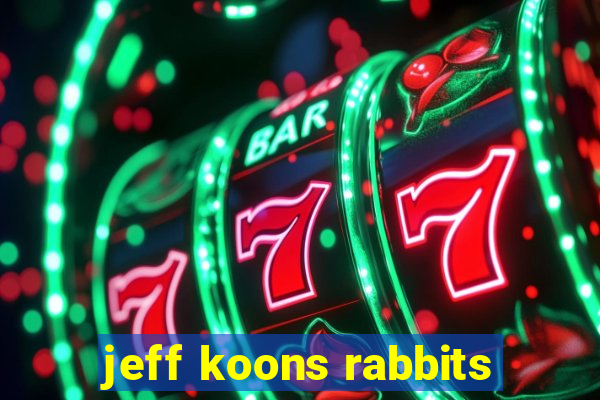 jeff koons rabbits