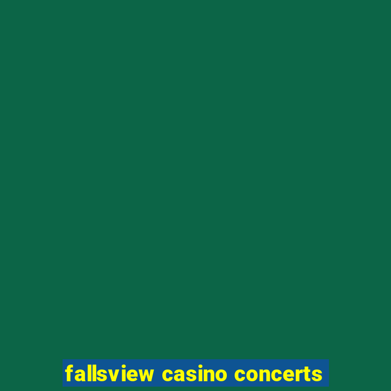 fallsview casino concerts